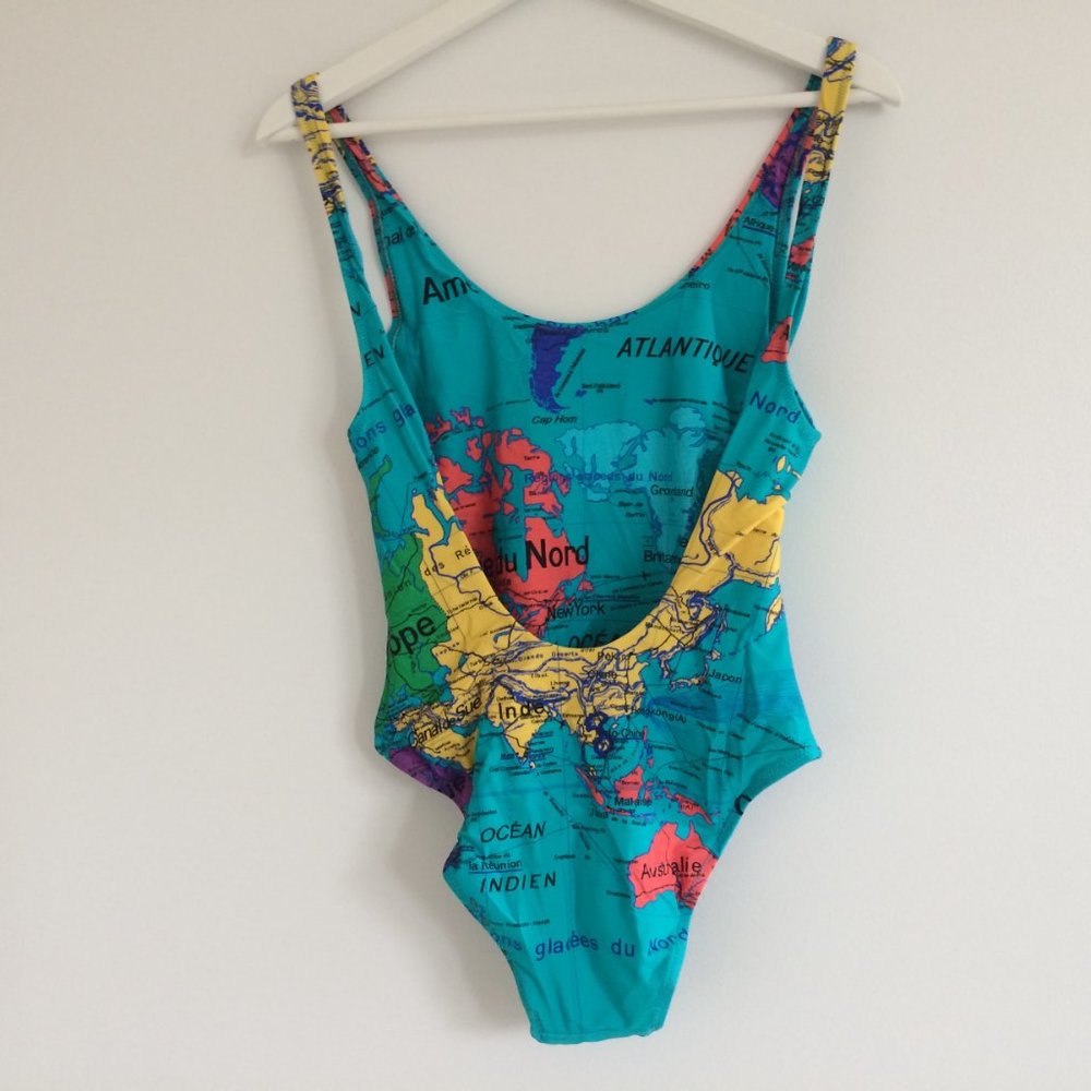 Show Me Your MuMu Whole Mu World Map Swimsuit - Picture 3 of 5